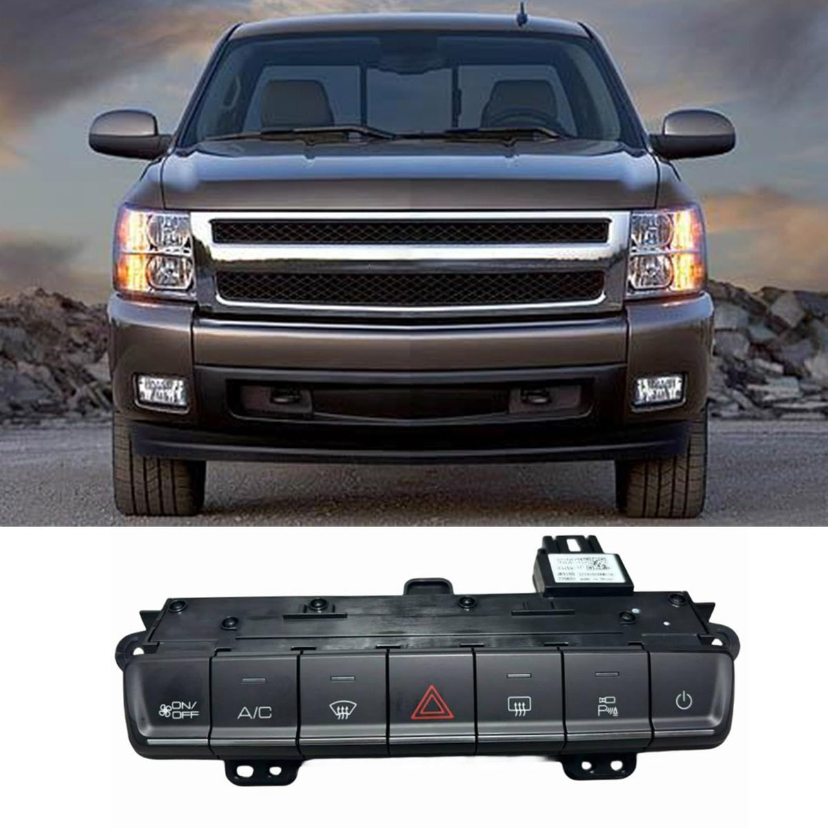 Replacemnet Advanced Centre Console Panel Switch Assembly Heavy Duty Light Switches Durable Fitting