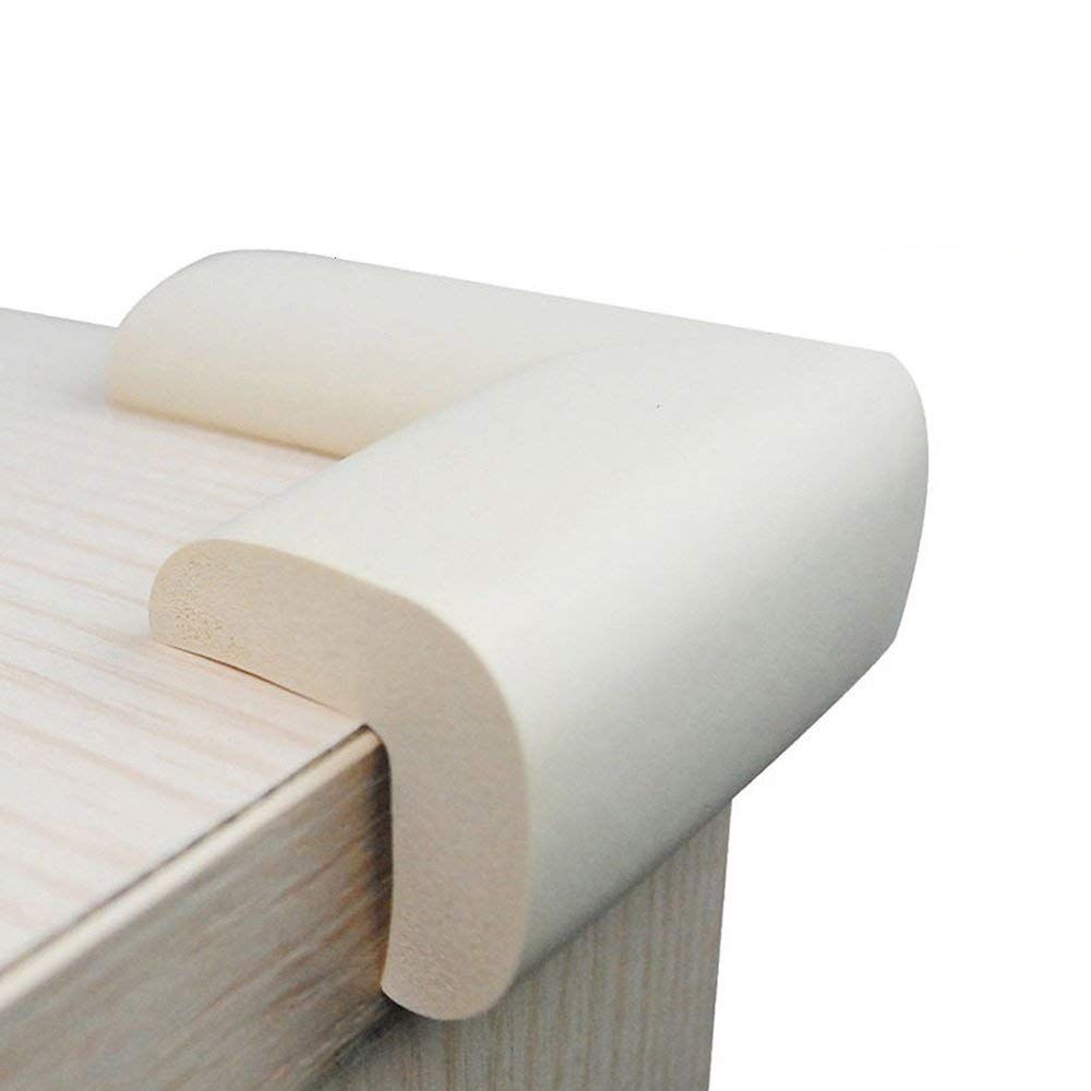 4Pcs Extra Thick Premium High Density Furniture Table Edge & Corner Guard Baby Proofing Bumper Protector - Jumbo Size Value Pack
