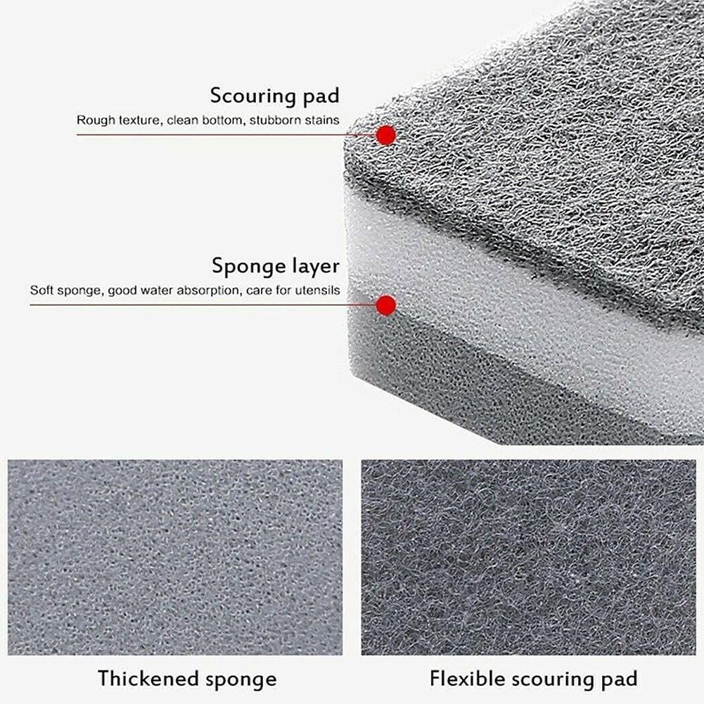 2 PCS Extra Durable Scrub Sponge