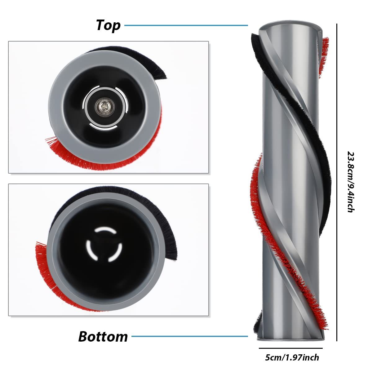 BicycleStore Roller Brush Replacement Compatible with