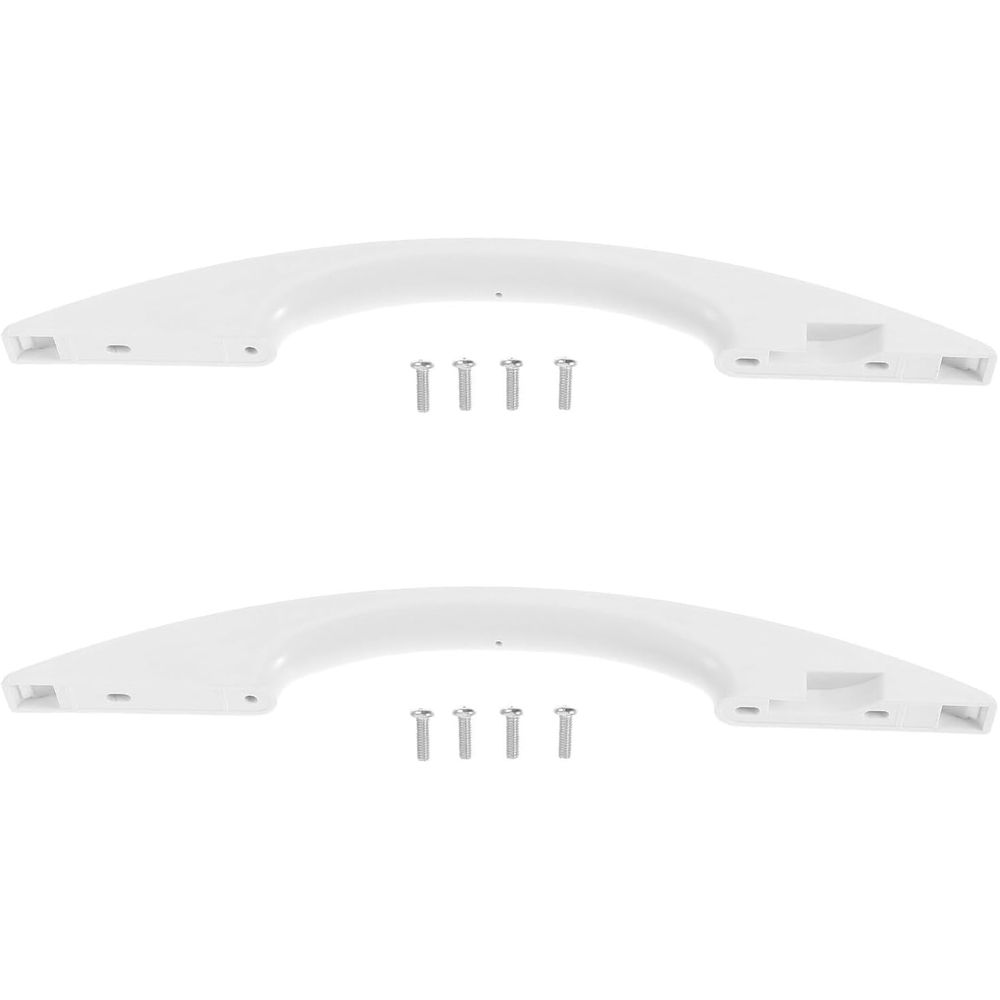 2pcs Replacement White  Door Handle for Fridge Freezer Commercial Use