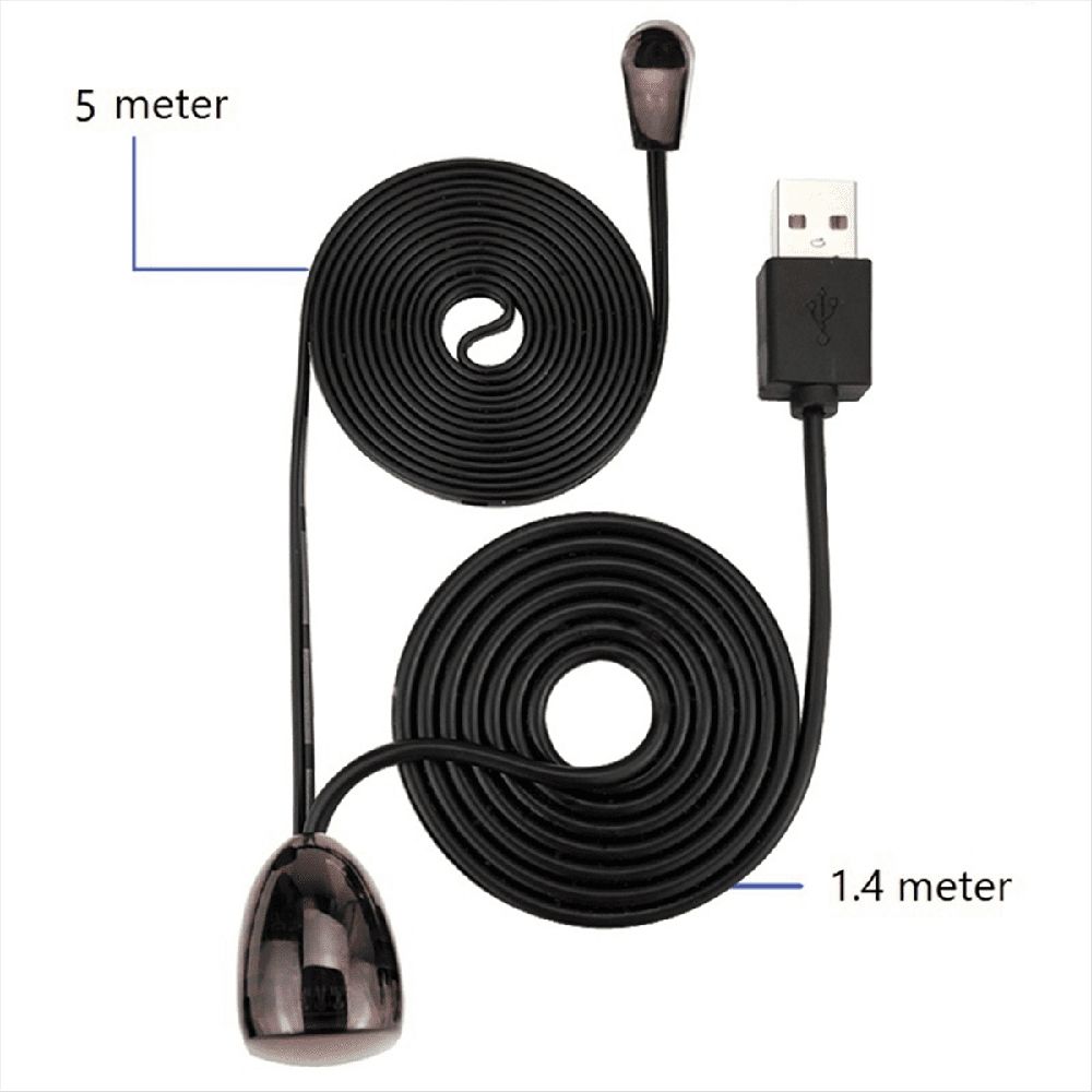 Infrared IR Remote Extender Repeater Receiver USB Adapter Transmitter Applies to Control Devices 5m with Lights