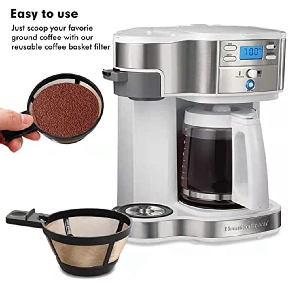 Reusable Coffee Basket Filter for 2-Way Brewer Maker Models 49980A, 49980Z, 47650, 49933