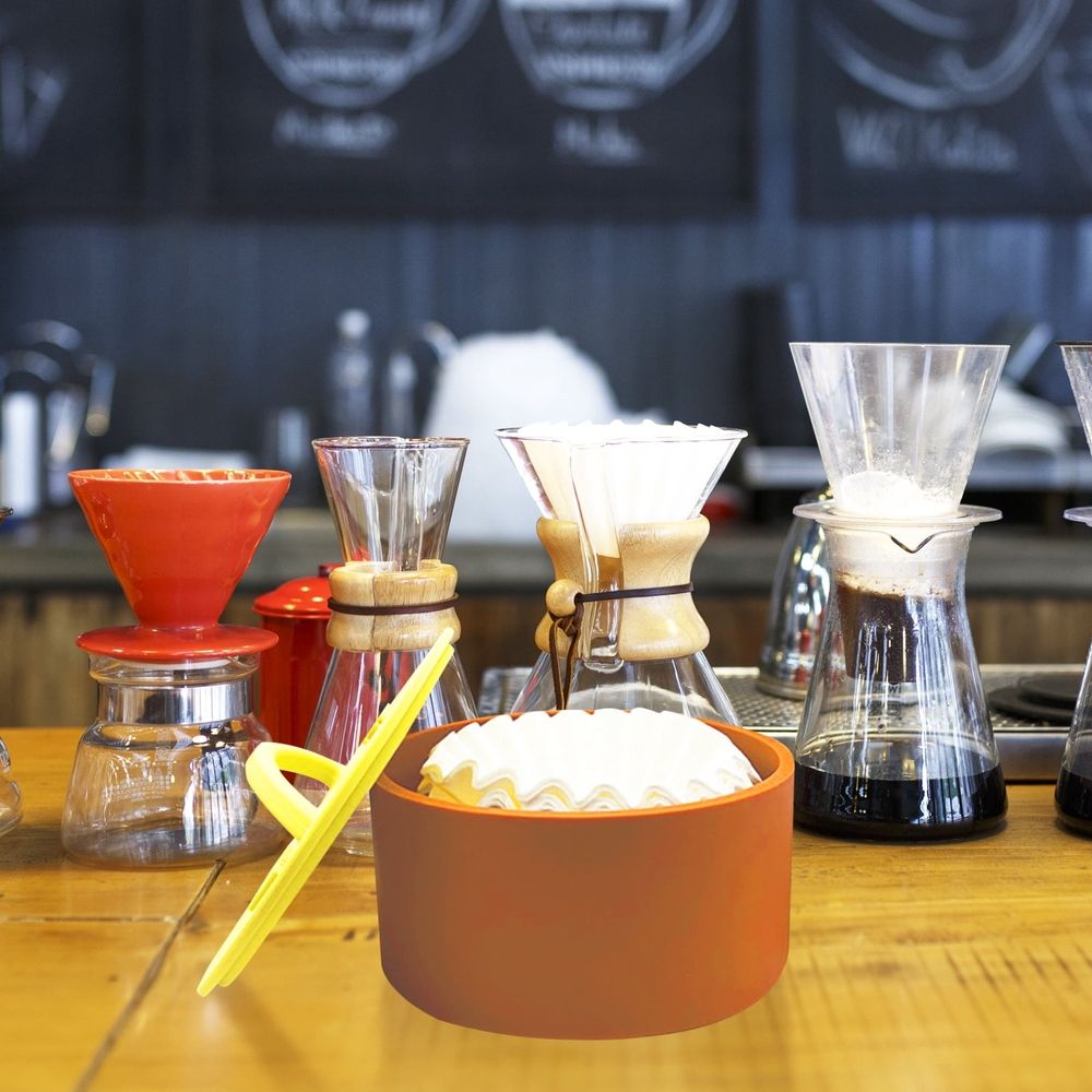 Coffee Filter Paper Holder Office Coffee Filter Container Coffee Filter Paper Rack for Home
