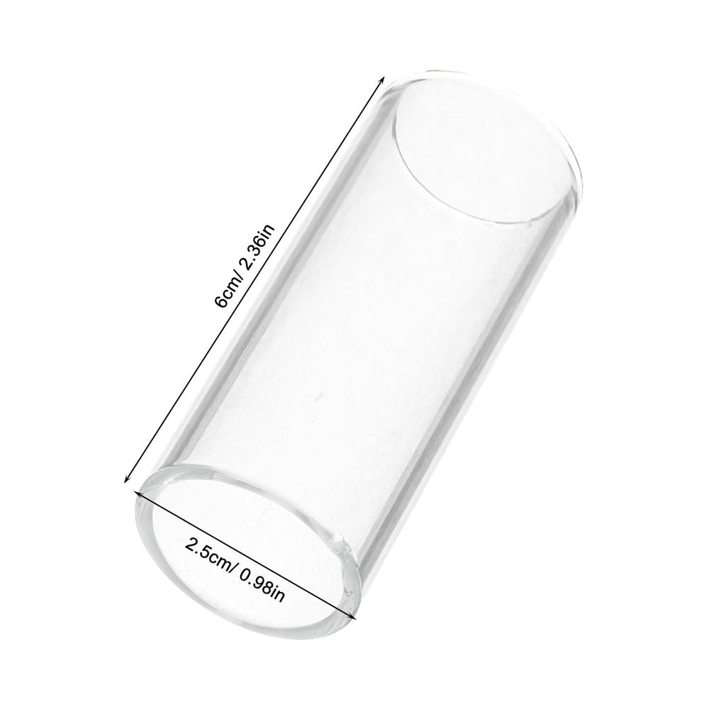 Guitar Slide Medium Bottleneck Glass Accentuates Harmonics for Professional Players