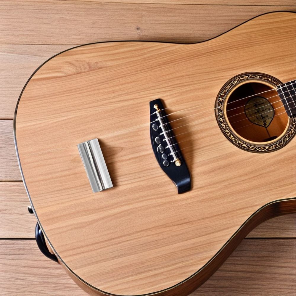 Guitar Slide Medium Bottleneck Glass Accentuates Harmonics for Professional Players