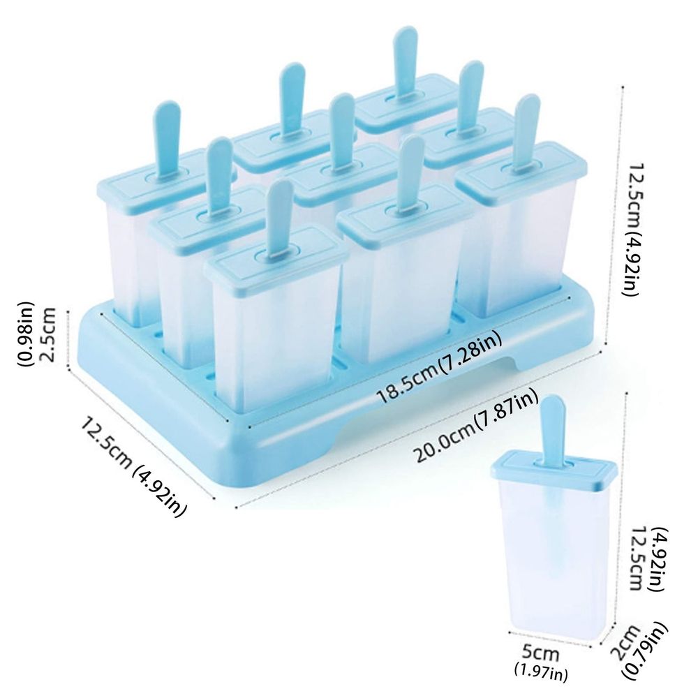 Ice Cube Mold for Drinks,9 Along With Cover Home Homemade Ice Bar Ice Box Ice Ice Block