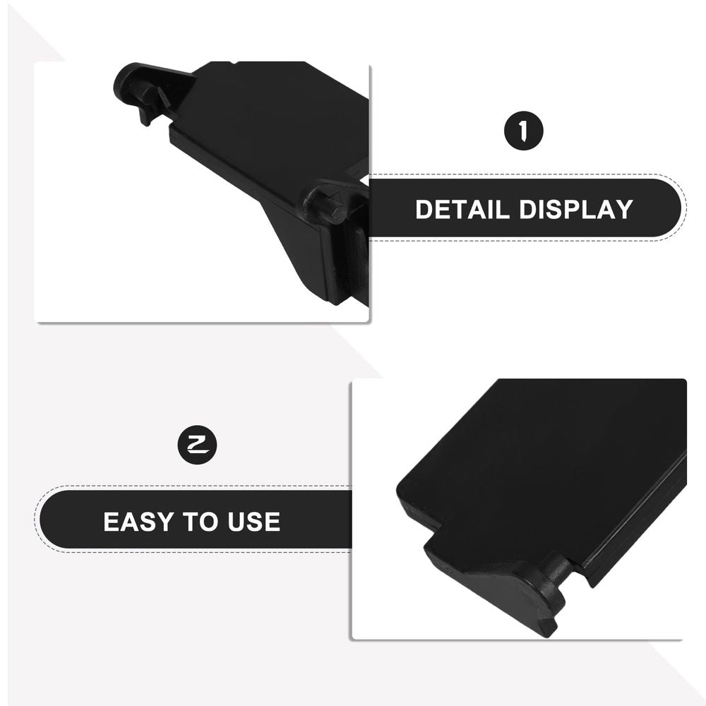 4-Pack Universal Microwave Door Hook Replacement Set with Mounting Brackets