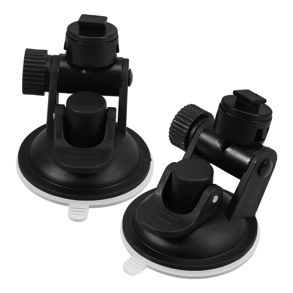 2 Pcs Tachograph Bracket Dashcam Camera Stand Suction Cups Car Dash Mount