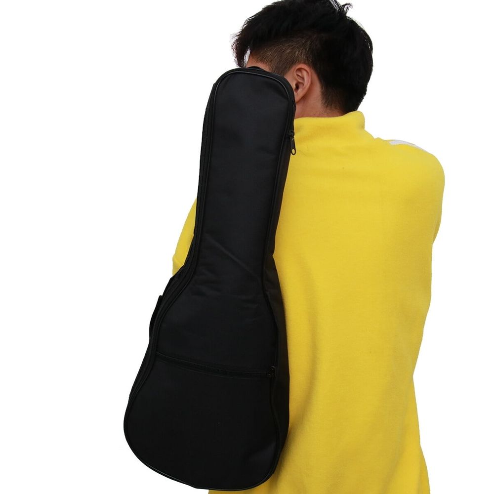 26 Inch Anti-Water Sponge Guitar Bag Carry Case Acoustic Folk Guitarra Case Stringed Instruments Package (Black)