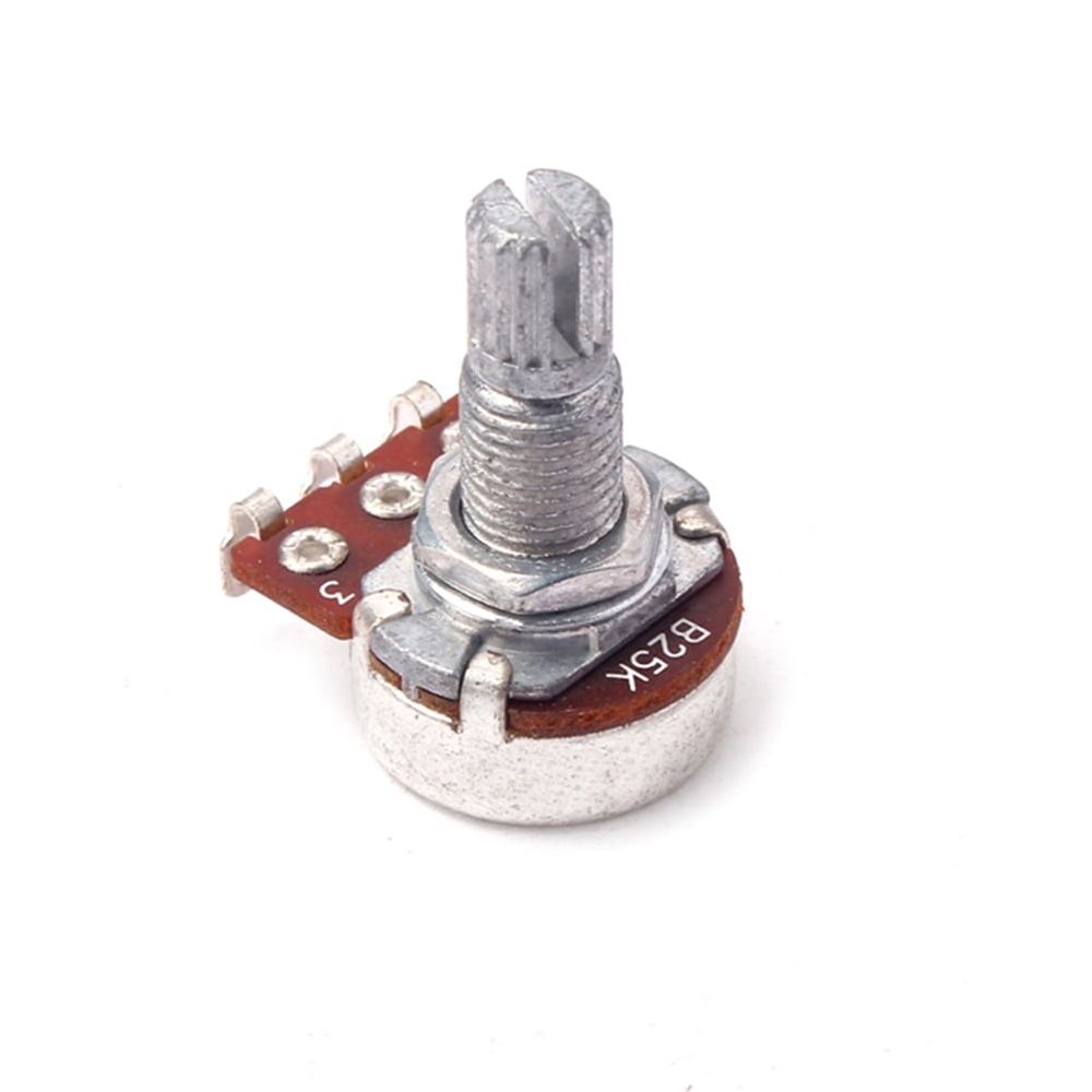 Guitar Accessory B25k Linear Audio Potentiometer Multi Color Lugs