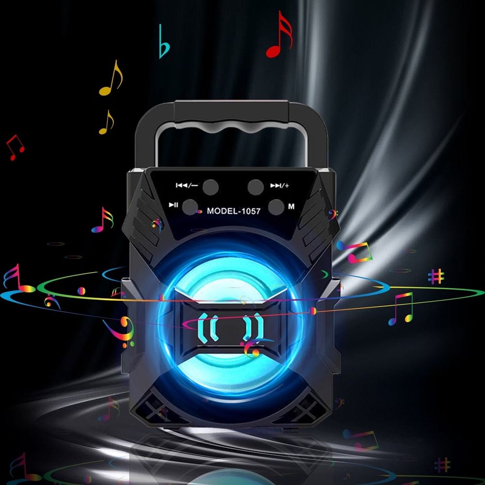 Portable Bluetooth Speaker, Louder Volume, Stereo Sound, 100 Foot Wireless Range, Microphone Input, Bluetooth Speaker for Home Outdoor Party Camping