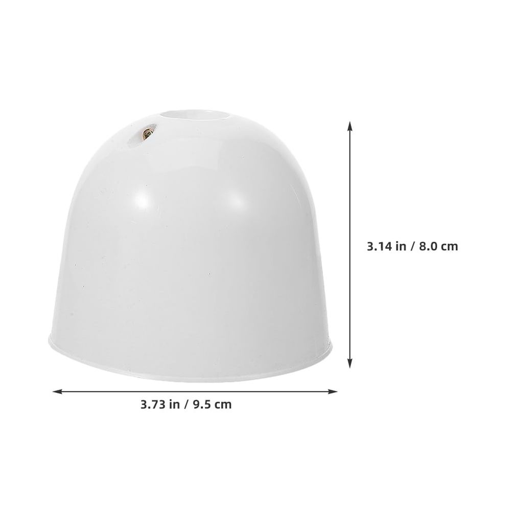 Set of 4 Decorative Canopy Fans White 9.5 x 9.5 x 8 cm for Home and Office Use