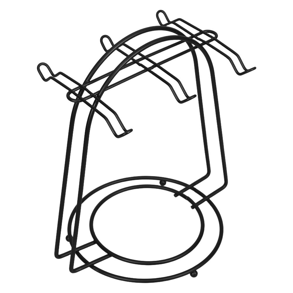 Iron Cup Holder Stand, Minimalist Design, Stable Base, Ideal for Bar Use
