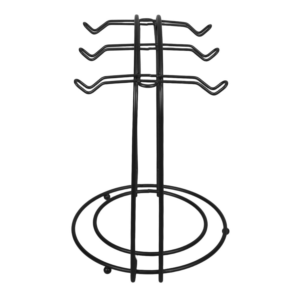 Iron Cup Holder Stand, Minimalist Design, Stable Base, Ideal for Bar Use
