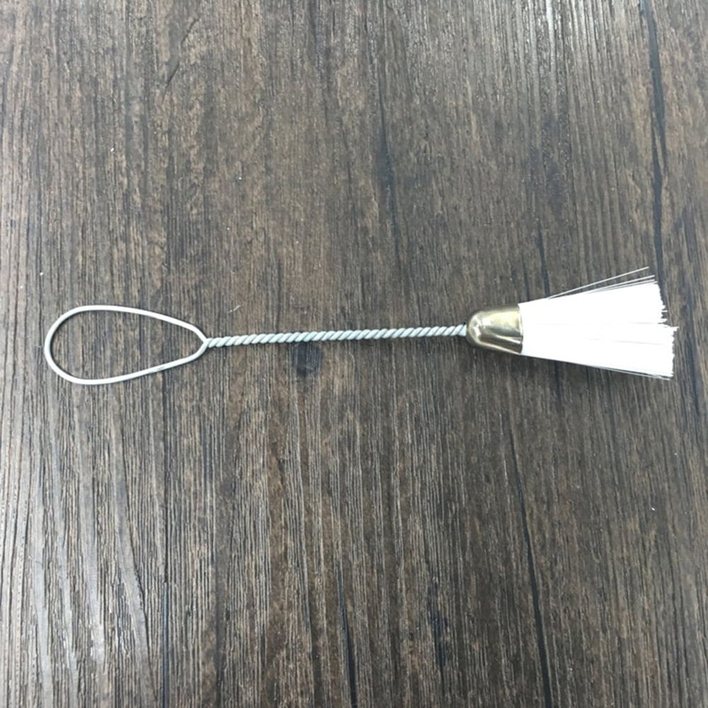 White Sewing Machine Brush, Premium Nylon, Hard-to-Reach Areas, Durable Use