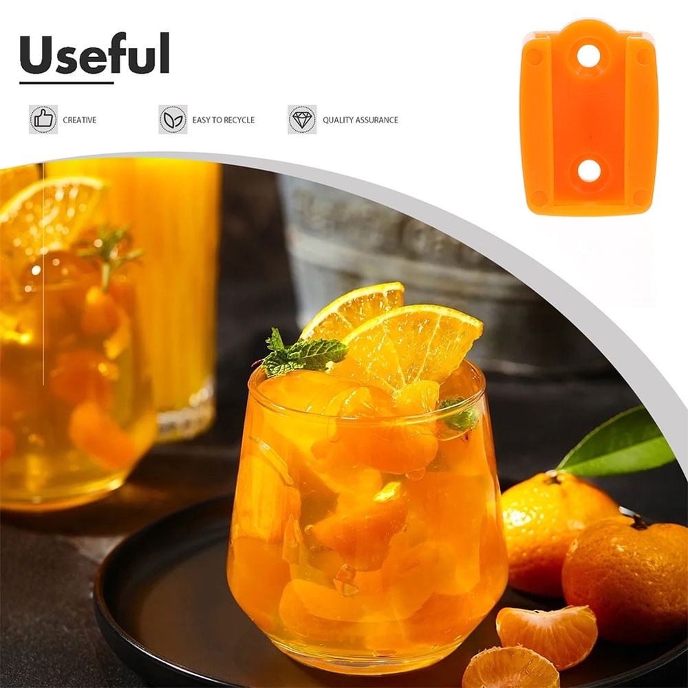 Orange Juicer Parts Plastic Peeling Stand Efficient Home Use 2Pcs