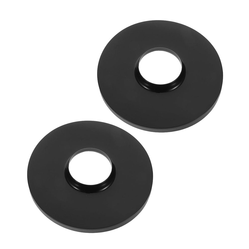 2pcs Electric Fan Base Cover 1.6 Inch Plastic Universal Fit Black