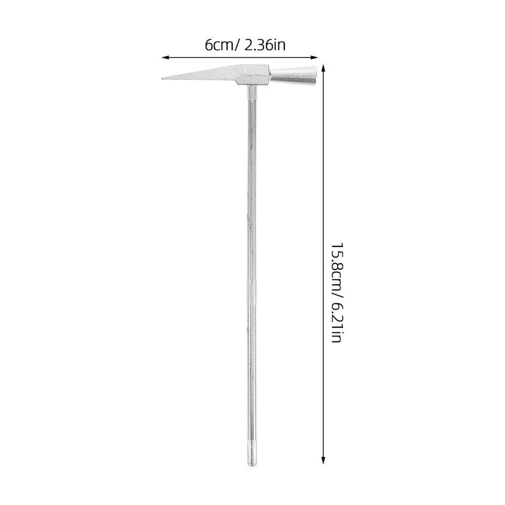 Metal  Tuning Hammer for Musical Instruments Durable Plated Silver Portable Tool