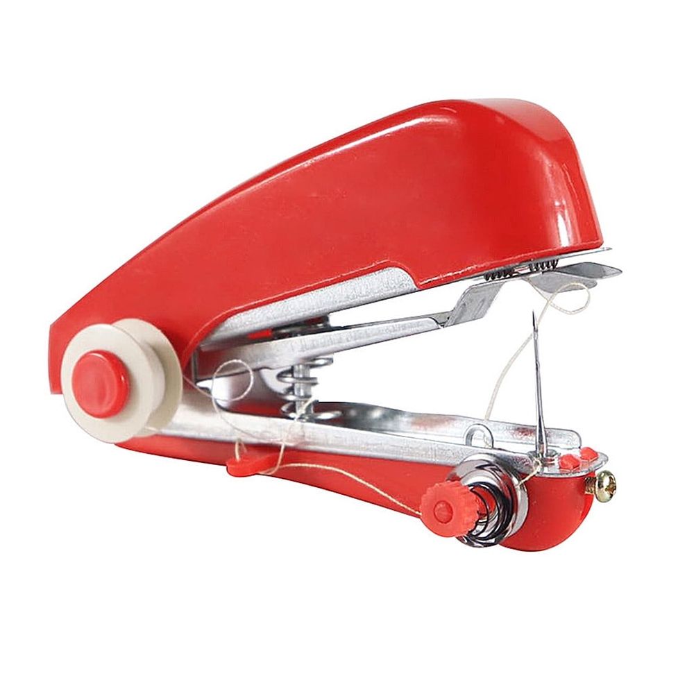 Manual Sewing Machine Portable Mini Sewing Machine Manual Sewing Tool,Cordless Stitch Tool for Beginners,Adults,Mending Repair Kit for Clothes,Fabric,Curtains,DIY Crafts,Travel,Home Use