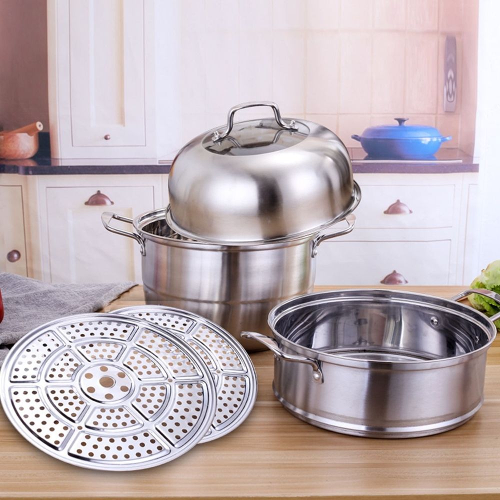 2-Pack Cooker Canner Stainless Canner for Pressure Rack/Canning Pressure Steel Rack Kitchen，Dining & Bar,28cm