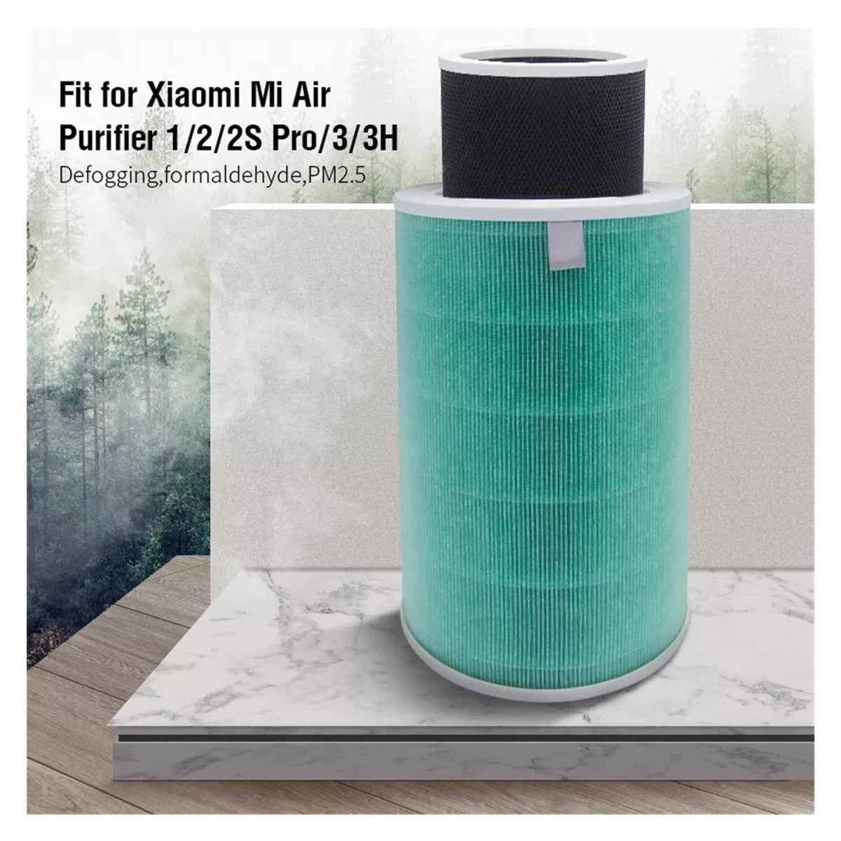 Filter compatible with air purifier filter screen composite activated carbon air purifier filter element