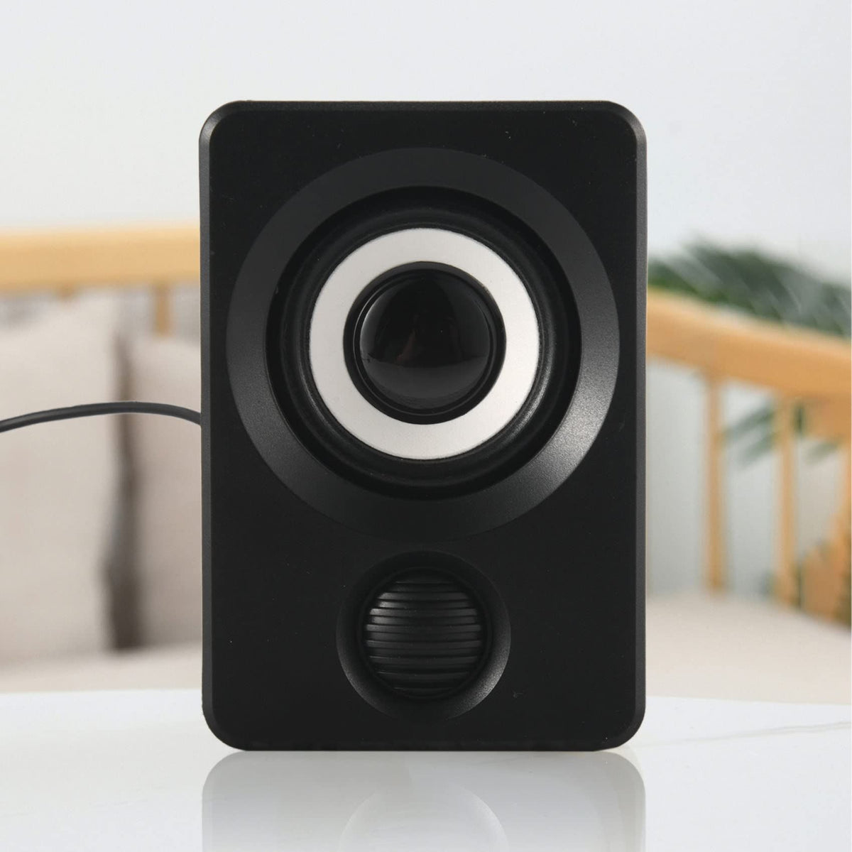 Surround Computer Speakers with Stereo USB Wired Powered Multimedia Speaker for PC/Laptops/Smart