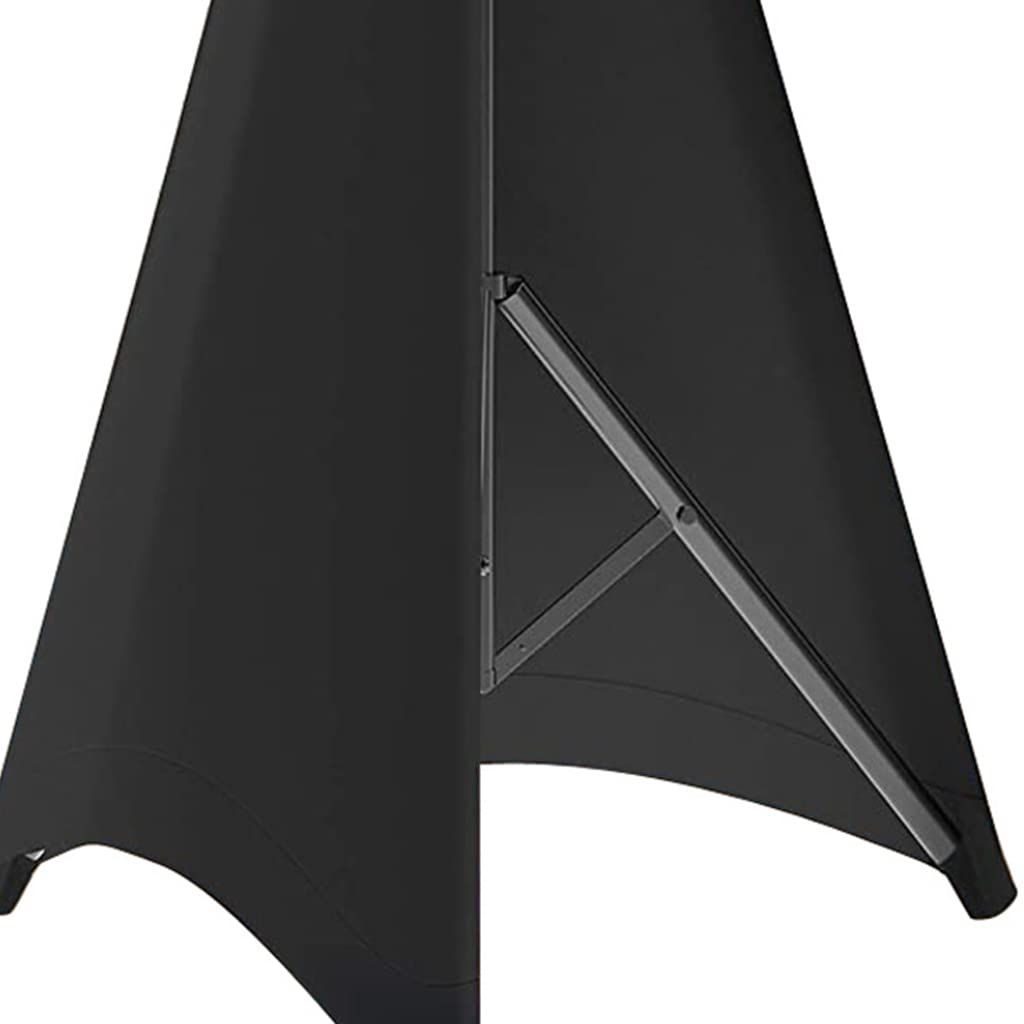 Speaker bracket cover, speaker tripod bracket cover, skirt strap, 360 degree cover for speaker lighting, black tripod bracket