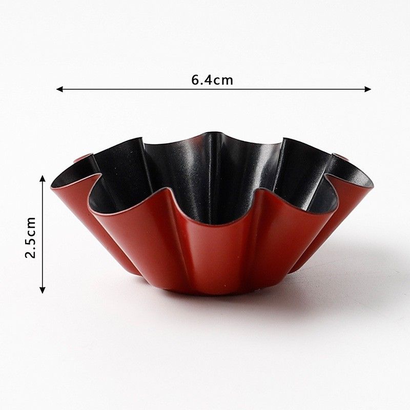 3pcs Egg Tart Mould Baking Pan Pudding Making Supply Convenient Tart Mould Multi-function Tart Mould