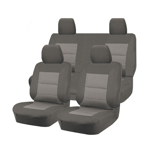 Premium Jacquard Seat Covers for Nissan Frontier D23 Series Dual Cab (2015-2017)