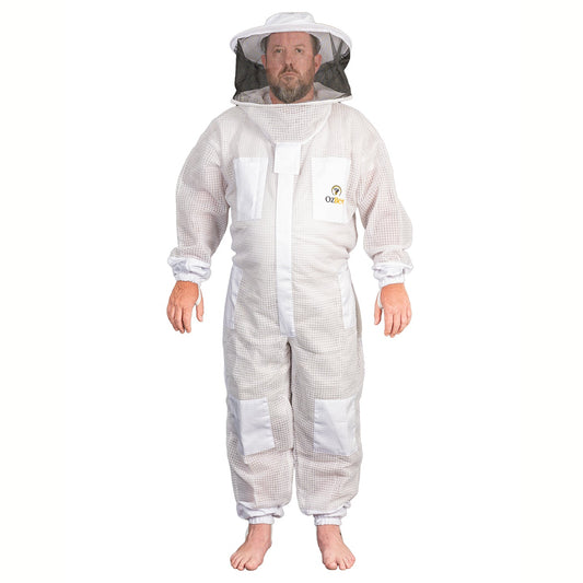 Beekeeping Protective Gear Full Suit 3 Layer Mesh