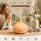2 Pack Onion Diffuser Dark Wood + Remote, 24V AU Plug, Bedroom Gift Pack