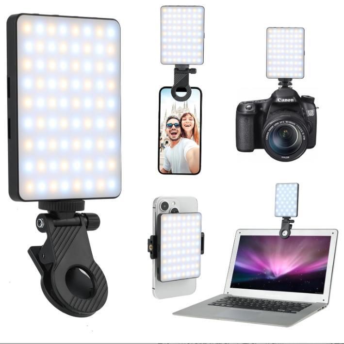 Clip On Selfie Phone Light 3 Modes 3000K to 9900K