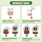 Drip Coffee Bags 50 Pack, Food Grade Disposable Hanging Ear Coffee Filters, Portable Single Serve Pour Over Pouches for Travel, Camping and Office