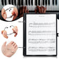 Amylove 4 Pack Music Flip Folder Marching Band Plastic Flip Folder Each with 10 Windows