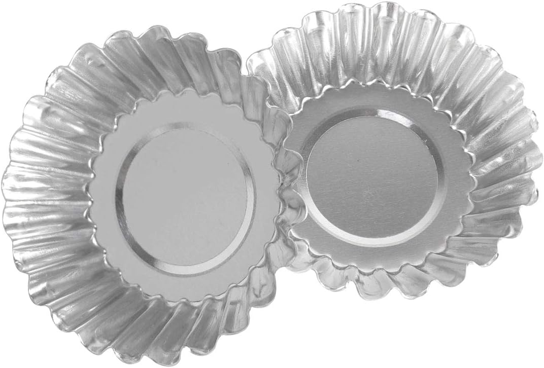 Cake Moulds for Baking Bundle, 6 Inch Angel Food Cake Pan & 20pcs Egg Tart Moulds