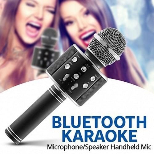 Handheld Wireless Bluetooth Microphone with Speaker for IOS Android Phone Computer 1800mAh Battery