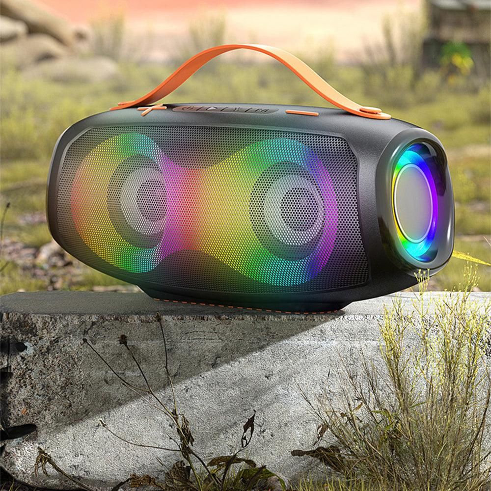Portable Bluetooth Wireless Speaker With LED Lights For Indoor Outdoor Party