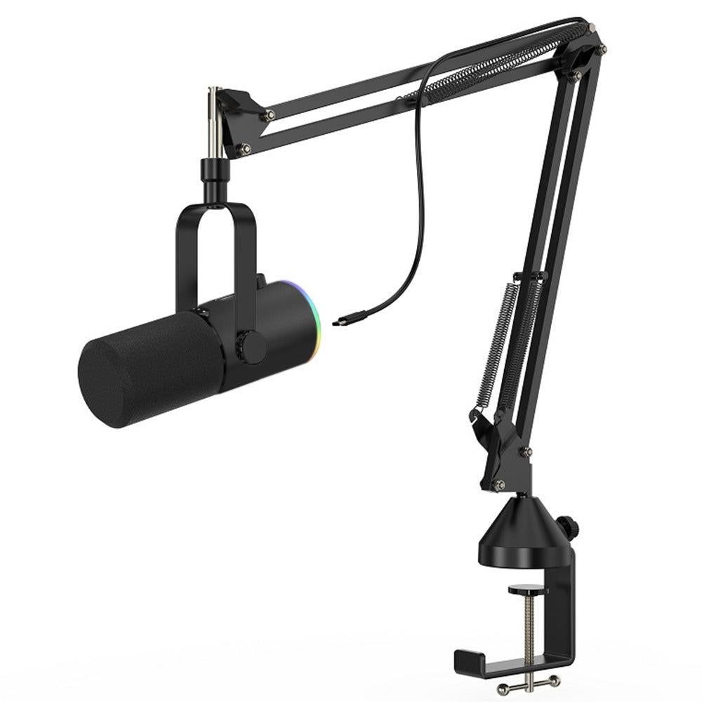 RGB Dynamic Gaming Microphone XLR/USB Interface for PC Streaming Podcast Recording Style 2
