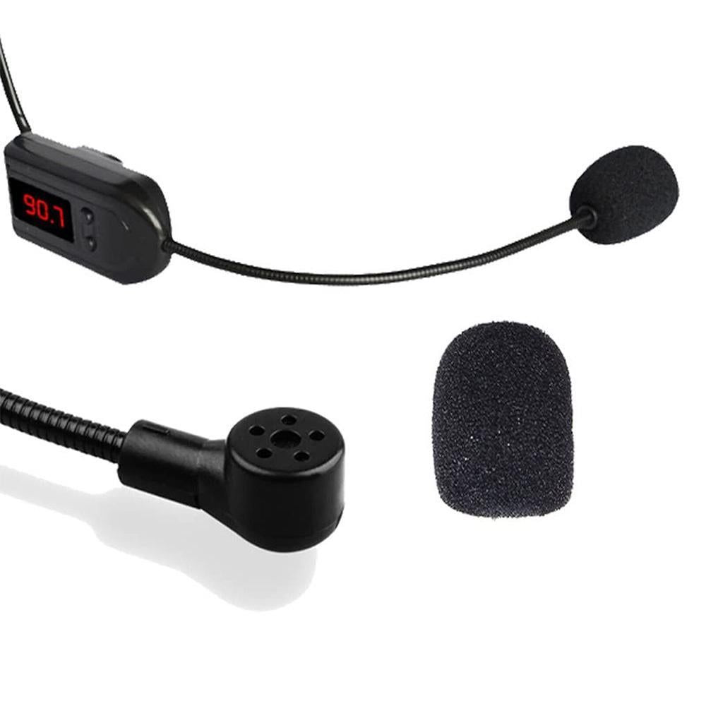 100Pcs 30x22x8MM Mini Microphone Headset Windscreen Sponge Foam Mic Cover