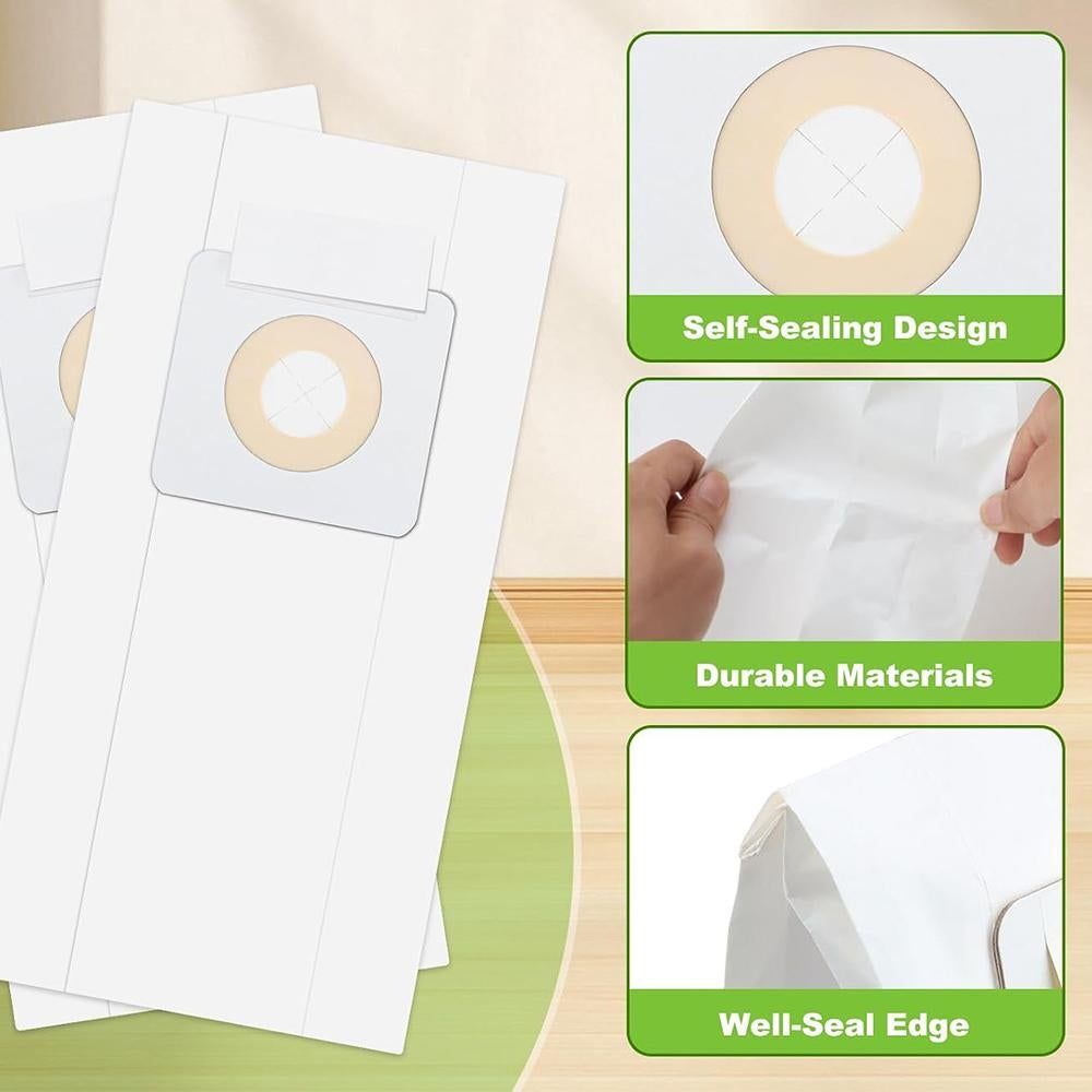 10 Pack Style 7 Vacuum Bags Compatible with Bissell Power Force PowerGlide