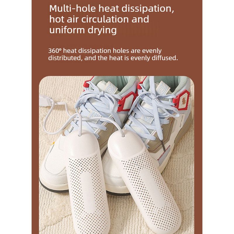 Timing UV Sterilizing Shoe Dryer, Constant Temperature Dehumidifying Shoe Warmer for All Shoe Types