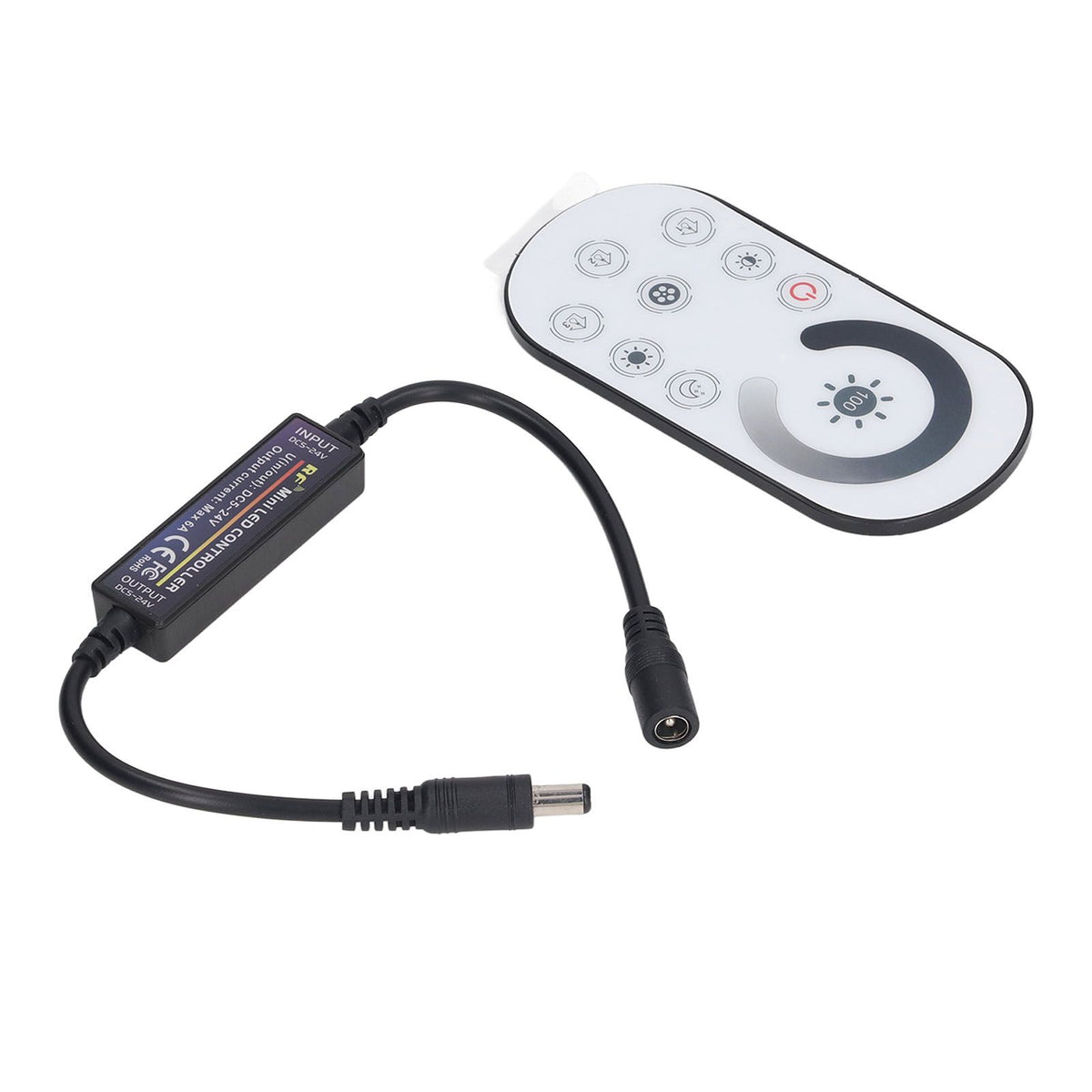 RF Full Touch Dimmer Wireless Constant Voltage LED Controller Mini Induction Light Bar Controller DC
