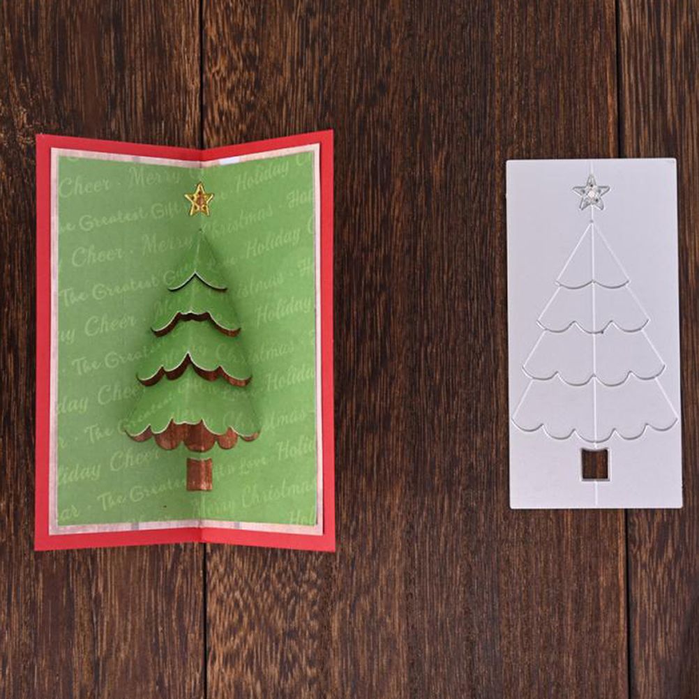 Christmas Tree Metal Cutting Dies Stencil Carbon Steel DIY Scrapbookin ...
