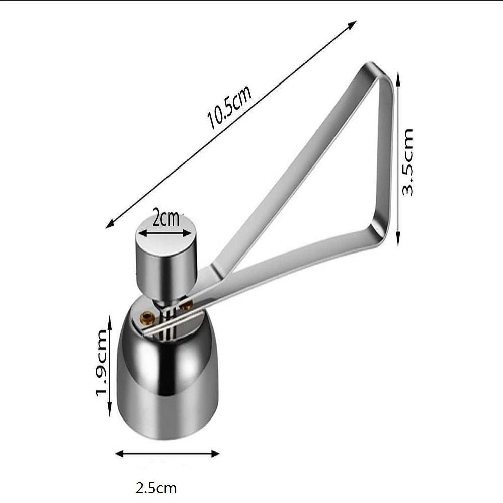 Practical Stainless Steel Egg Topper Cutter Boiled Shell Opener Tool