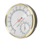 Metal Dial Indoor Thermometer Hygrometer Hygro thermometer Sauna Room Accessory