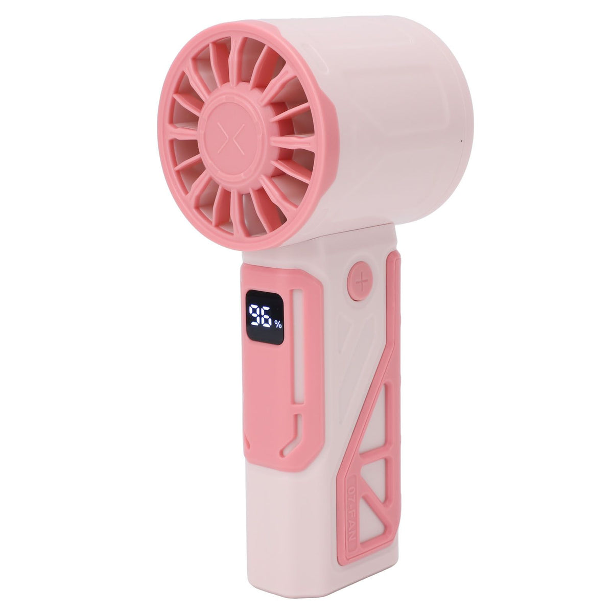 Mini Portable Fan Powerful Handheld Fan USB Rechargeable Personal Small Hand Fan Quiet for Travel Makeup Indoor Outdoor Pink