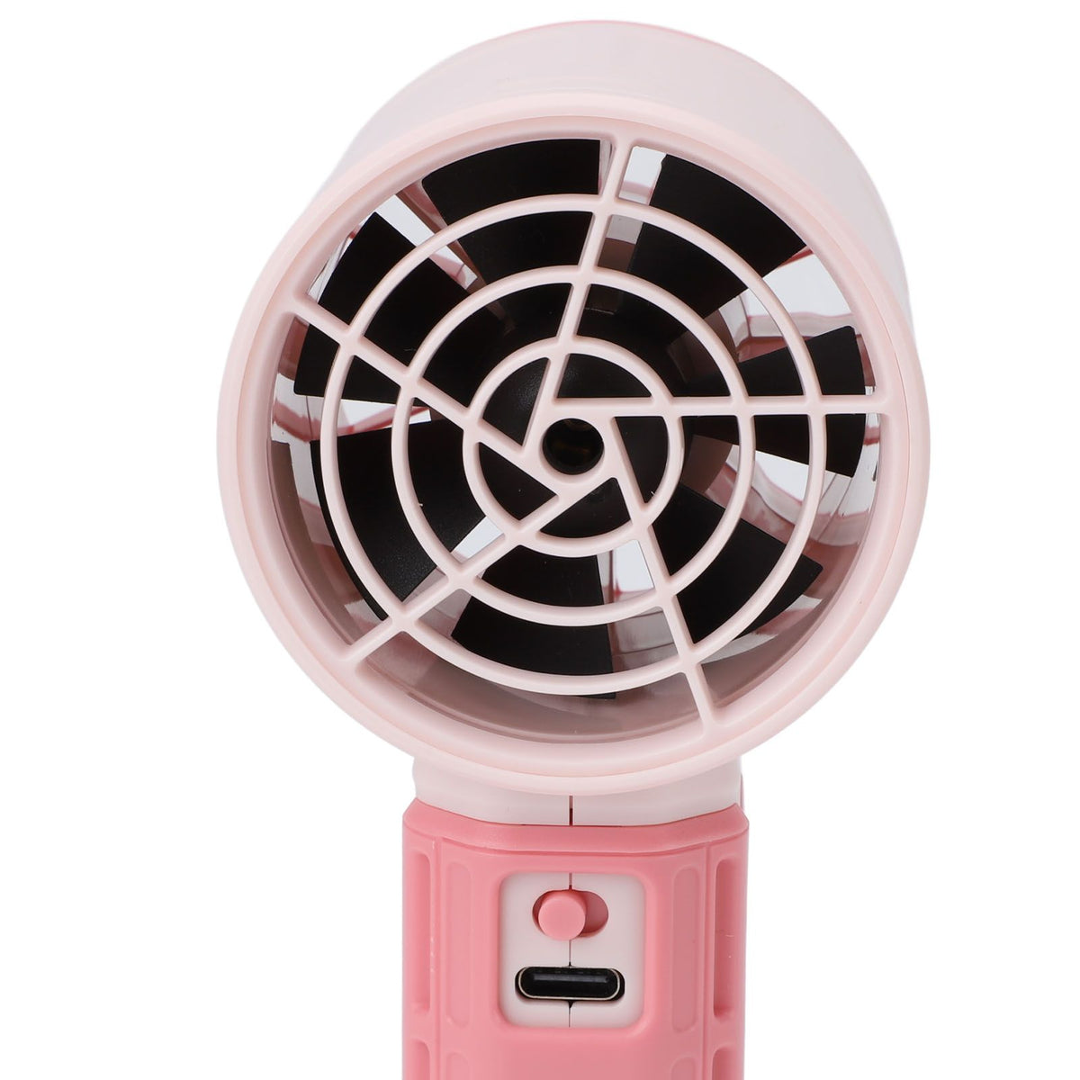 Mini Portable Fan Powerful Handheld Fan USB Rechargeable Personal Small Hand Fan Quiet for Travel Makeup Indoor Outdoor Pink