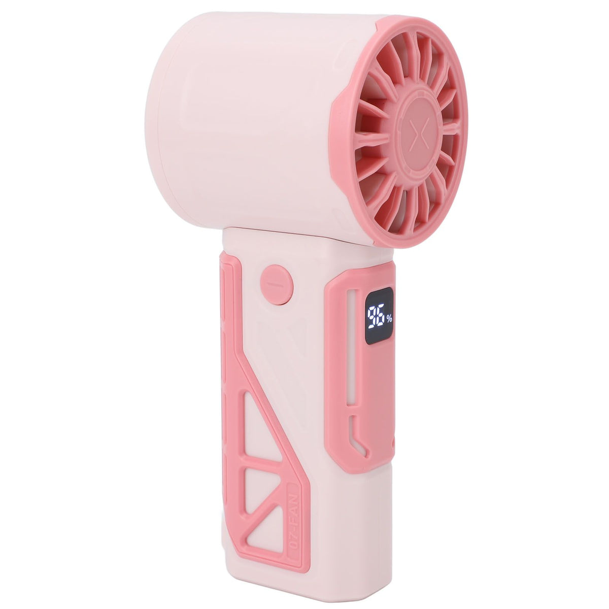 Mini Portable Fan Powerful Handheld Fan USB Rechargeable Personal Small Hand Fan Quiet for Travel Makeup Indoor Outdoor Pink