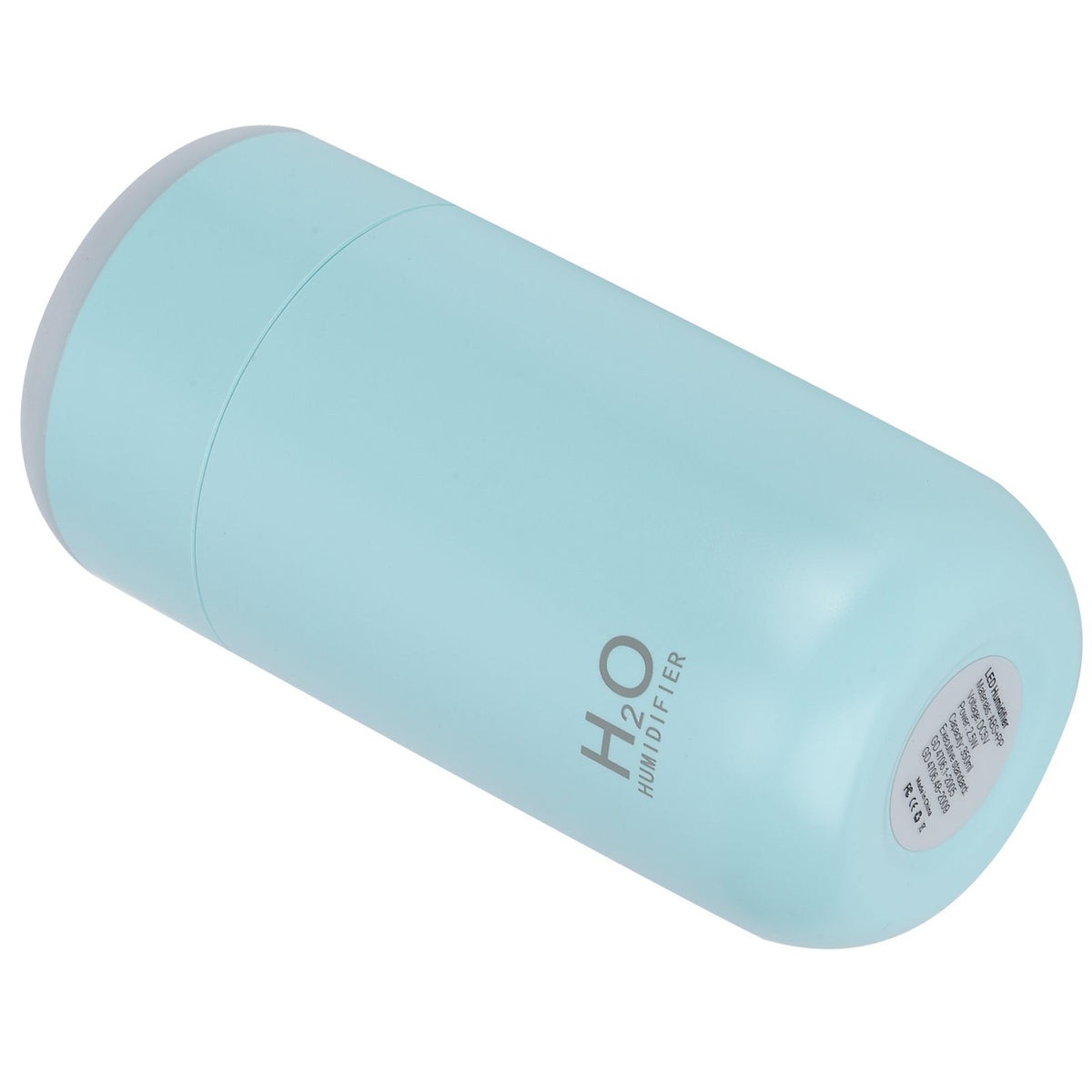 350ml Mini Portable USB Powered Nano Humidifier Diffuser with 7 Colors Light Timing Power OffBlue